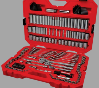 CRAFTSMAN Mechanics Tool Set, 1/4 and 3/8 Inch Drive, 189 Piece (CMMT12134)