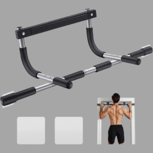 Ally Peaks Pull Up Bar for Doorway | Thickened Steel Max Limit 440 lbs Upper Body Fitness Workout Bar| Multi-Grip Strength for Doorway | Indoor Chin-Up Bar Fitness Trainer for Home Gym Portabl
