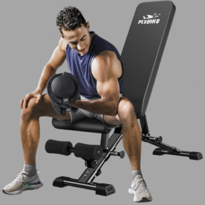FLYBIRD Weight Bench, Adjustable Strength Training Bench for Full Body Workout with Fast Folding-New Version