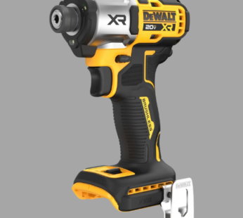 DEWALT 20V MAX XR Impact Driver, Brushless, 1/4″, 3-Speed, Bare Tool Only (DCF845B)