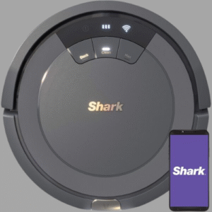 Shark AV753 ION Robot Vacuum, Tri-Brush System, Wifi Connected, 120 Min Runtime, Works with Alexa, Multi Surface Cleaning, Grey