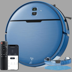 Robot Vacuum and Mop Combo, 2 in 1 Mopping Robot Vacuum Cleaner Compatible with WiFi/App, Robotic Vacuum Up to 2300Pa Suction, Self-Charging, Slim, Ideal for Hard Floor, Pet Hair, Low Pile Carpet