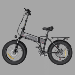 KL-BK10S Folding E-bike With KOOLUX logo on it