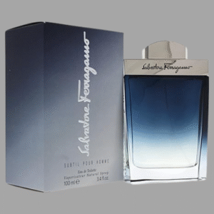 Salvatore Ferragamo Subtil Eau de Toilette Spray for Men, 3.4 Ounce
