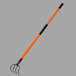 Cultivator for Gardening, 14 Tines Garden Cultivator with Fiberglass Handle, 58 Inches