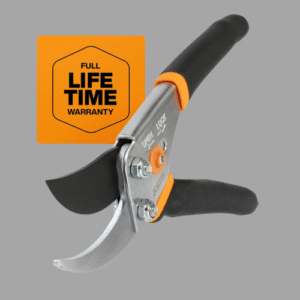 Fiskars Bypass Pruning Shears, 5/8-Inch Cut Capacity Garden Clippers, Gardening Scissors with Sharp, Rust Resistant Steel Blade