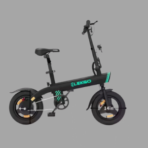 EG01 EU 14 Inch E-Bike LCD Display 25 km/h Portable Electric Bike 36V 7.8 Ah Folding Pedelec Shock Absorber Electric Bicycle