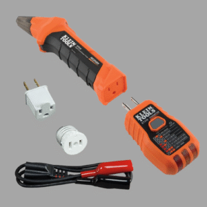Klein Tools 80016 Circuit Breaker Finder Tool Kit with Accessories, 2-Piece Set, Includes Cat. No. ET310 and Cat. No. 69411