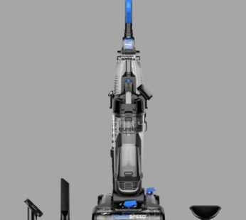 Eureka PowerSpeed Bagless Upright Vacuum Cleaner, Pet Turbo, Black