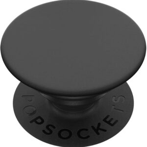 PopSockets Adhesive Phone Grip, Holder, Phone Stand, Black - Black