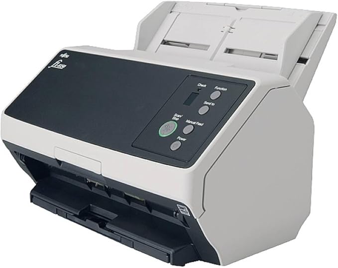 Fujitsu fi-8150 Color Duplex Document Scanner, 50ppm High-Speed Office Scanner with 100-Sheet ADF, USB & Ethernet
