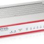 Zyxel USGFLEX50H Cyber Security Firewall, 2 Gbps Throughput, Up to 25 Users, Hardware Only, 5× Gigabit Ports, IPSec/SSL VPN, IPS Anti-Malware, UTM, Nebula Cloud, Fanless, TAA Compliant