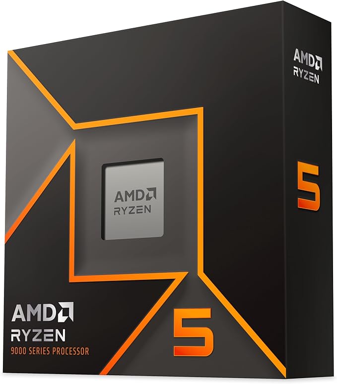 AMD Ryzen 5 9600X Desktop Processor – 6-Core, 12-Thread, Unlocked, High-Performance Gaming CPU
