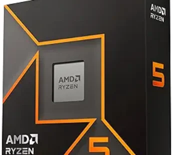 AMD Ryzen 5 9600X 6-Core 12-Thread Desktop Processor, Up to 5GHz+, Unlocked AM5 CPU