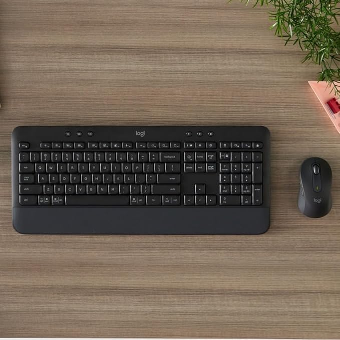 Logitech Signature MK650 Combo for Business – Wireless Keyboard & Mouse with Logi Bolt USB Receiver, Bluetooth, SmartWheel Scrolling, Multi-OS Compatibility for Windows, Mac, Chrome & Linux (Graphite) - Image 2