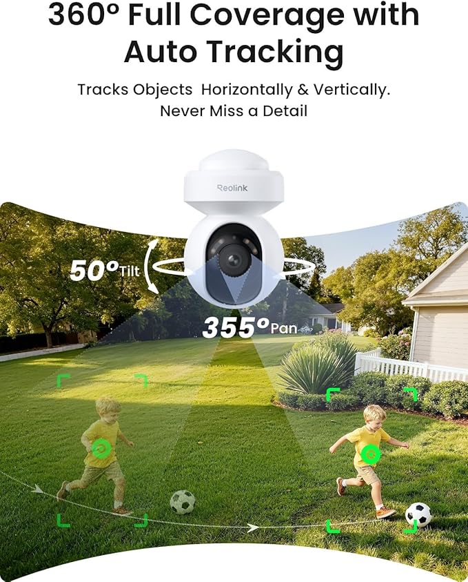 Reolink RLK16-1200D8-A 12MP PoE Security Camera System with 8 Cameras, 16CH NVR & 4TB HDD – AI Detection, Color Night Vision, 2-Way Audio - Image 2