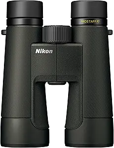 Nikon PROSTAFF P7 12x50 Binoculars – High-Magnification Wide Field Optics, Waterproof, Fogproof, Multilayer-Coated Lenses & Locking Diopter for Wildlife & Nature Observation